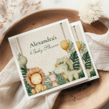 Le Baby shower de la jungle de Cute Dino