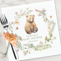 Le Baby shower de l'Ours de la nature