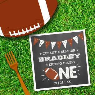 Serviette En Papier Le Big One   Football 1er anniversaire