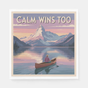Serviette En Papier Le calme gagne aussi