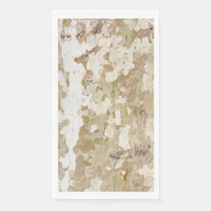 Serviette En Papier Le camouflage de l'arbre de l'avion ressemble à un