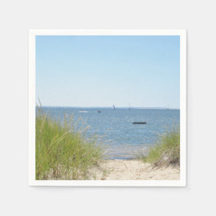 Serviette En Papier Le chemin de la plage