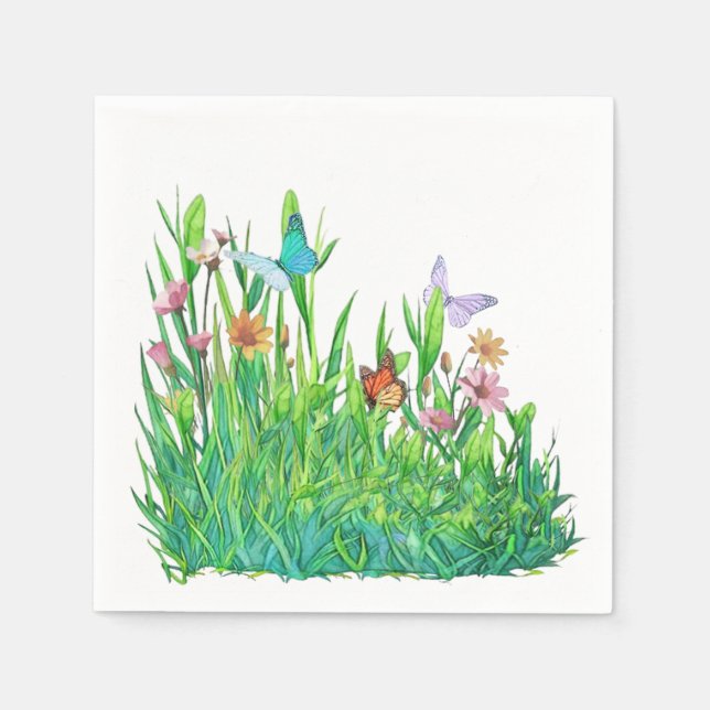 Serviette En Papier Le délice de Meadow (Devant)