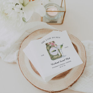 Serviette En Papier Le Dernier Cornichon   Week-end entre filles