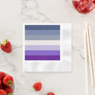 Serviette En Papier Le drapeau de la fierté lesbienne butch de Slipper