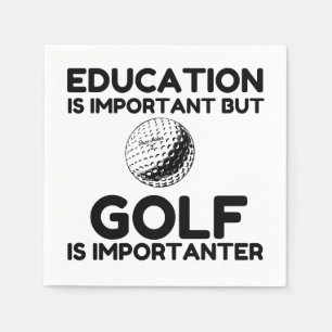SERVIETTE EN PAPIER LE GOLF EST IMPORTANT
