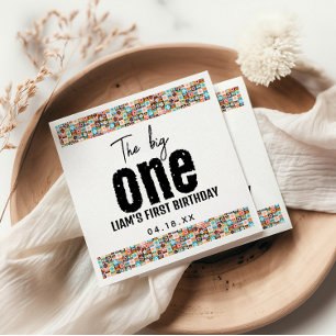 Serviette En Papier Le grand 1er anniversaire