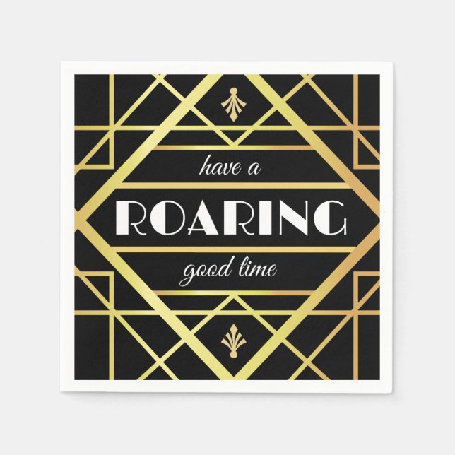 Serviette En Papier Le Grand "Amusez-vous bien" (Devant)