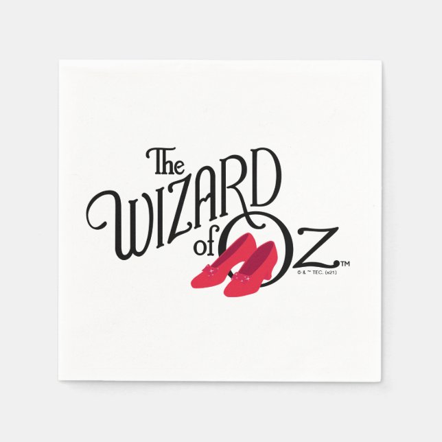 Serviette En Papier Le Logo Wizard Of Oz™ (Devant)