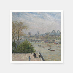 Serviette En Papier Le Louvre, Camille de printemps Pissarro