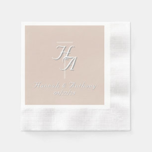 Serviette En Papier Le Mariage Catholique Raffiné Rose Pâle