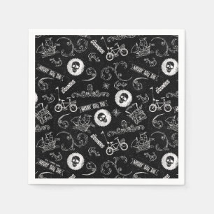 Serviette En Papier Le Motif des icônes de Goonies