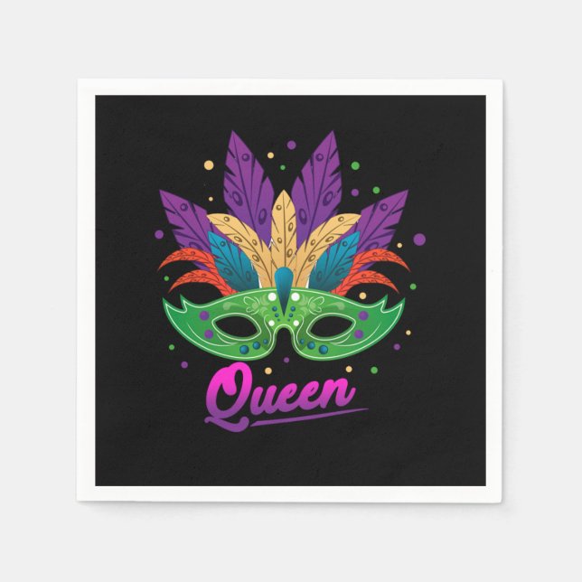 Serviette En Papier Le poison de Carnival Mask (Devant)