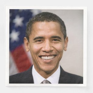 Serviette En Papier Le président élu américain Barack Obama