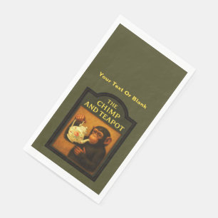 Serviette En Papier Le Pub De Chimp Et Teapot