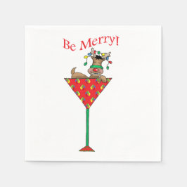 Serviette En Papier Le renne de Tipsy-tini