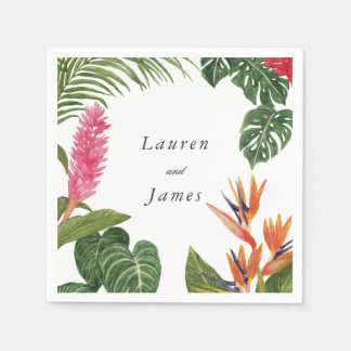 Serviette En Papier Le rêve tropical