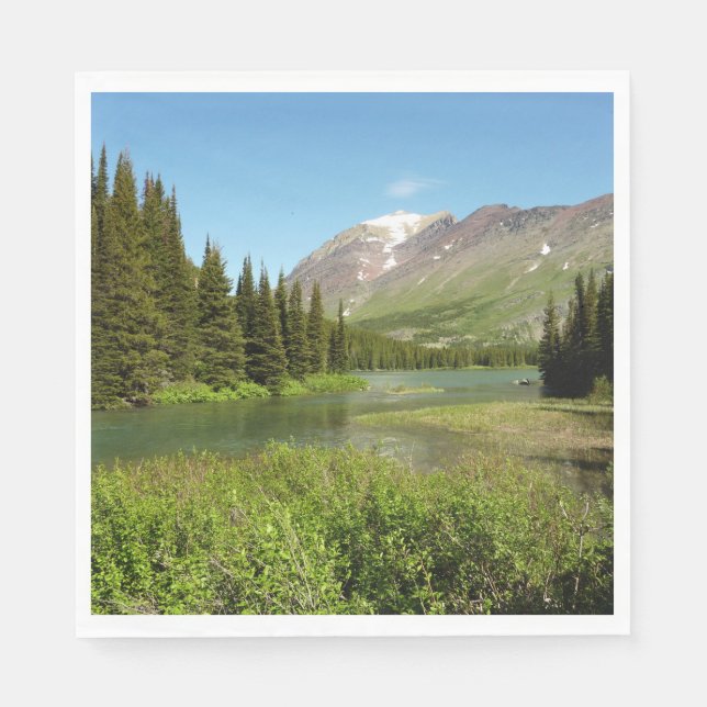 Serviette En Papier Le ruisseau Grinnell au parc national Glacier (Devant)
