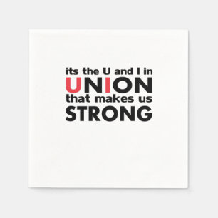 Serviette En Papier Le Syndicat Du Travail Qui Nous Rend Forts Classiq