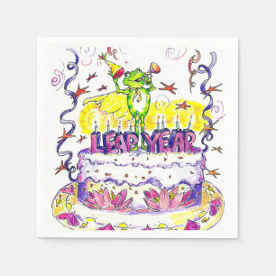 Serviette En Papier Leap Year Napkins