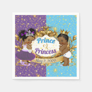 Serviette En Papier L'Élégante Révélation Royale Africaine sur le