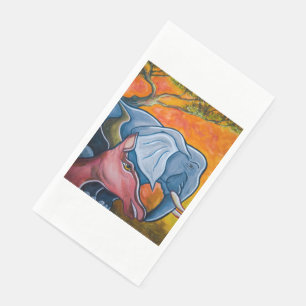 SERVIETTE EN PAPIER LES ANIMAUX SAUVAGES