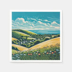 Serviette En Papier Les Downs Sussex