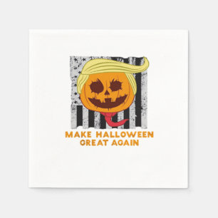 Serviette En Papier Les Etats-Unis rendent l'Halloween super encore dr