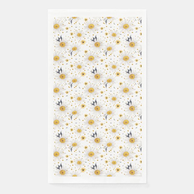 Serviette En Papier Les fleurs ne disent pas, elles montrent (Devant)
