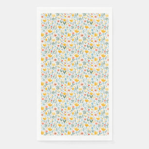 Serviette En Papier Les fleurs sont l'alphabet des anges
