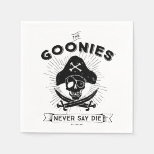 Serviette En Papier Les Goonies "Ne jamais dire mourir" Pirate Badge