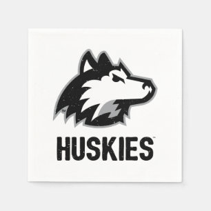 Serviette En Papier Les Huskies de NIU en détresse