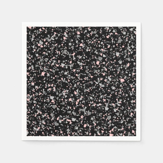 Serviette En Papier Les jetons en marbre façonnent les pièces texturée (Devant)