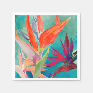 Serviette En Papier Les oiseaux vivants du paradis