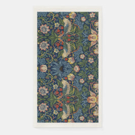 Serviette En Papier Les perdrix dans un arbre fleuri