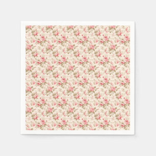 Serviette En Papier Les roses Inculquent L'Amour De La Nature