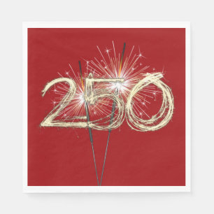 Serviette En Papier Les scintillants américains du 250e anniversaire d