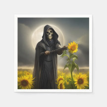 Les tournesols et la Faucheuse noire