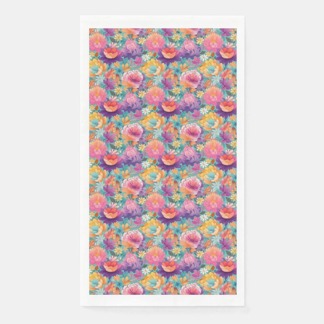 Serviette En Papier Les Tropiques Vous Apprennent à Aller Avec Le Flux (Devant)
