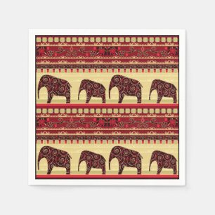 Serviette En Papier L'ethno africaine sans soudure