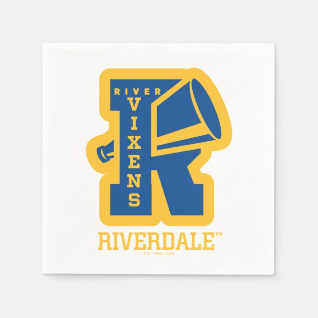 Serviette En Papier Letterman River Vixens (Devant)