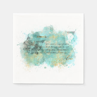 Serviette En Papier Lettre d'amour vintage serviettes