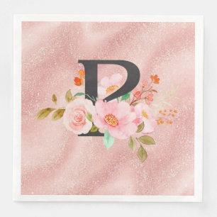 Serviette En Papier Lettre P
