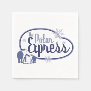 Serviette En Papier L'Express polaire Ours polaires Retro Graphisme