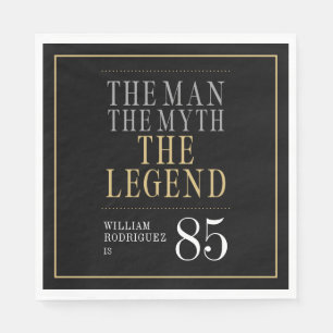 Serviette En Papier L'Homme Le Mythe La Légende 85e Anniversaire
