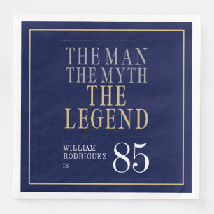 Serviette En Papier L'Homme Le Mythe La Légende 85e Anniversaire
