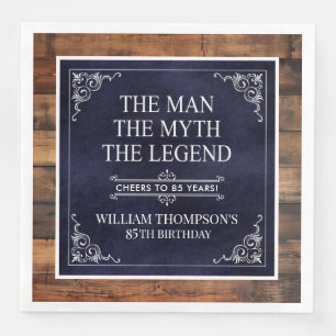Serviette En Papier L'Homme Le Mythe La Légende 85e Anniversaire