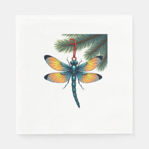 Serviette En Papier libellule ornementale