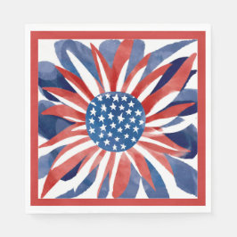 Serviette En Papier 🌼 Liberté Fleur de déjeuner Papier Napkins