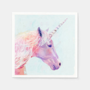 Serviette En Papier Licorne mystique